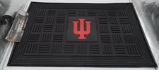 Indiana Hoosiers Medallion New W/Tag Rubber 19x31 Licensed NCAA Door Mat Fanmats