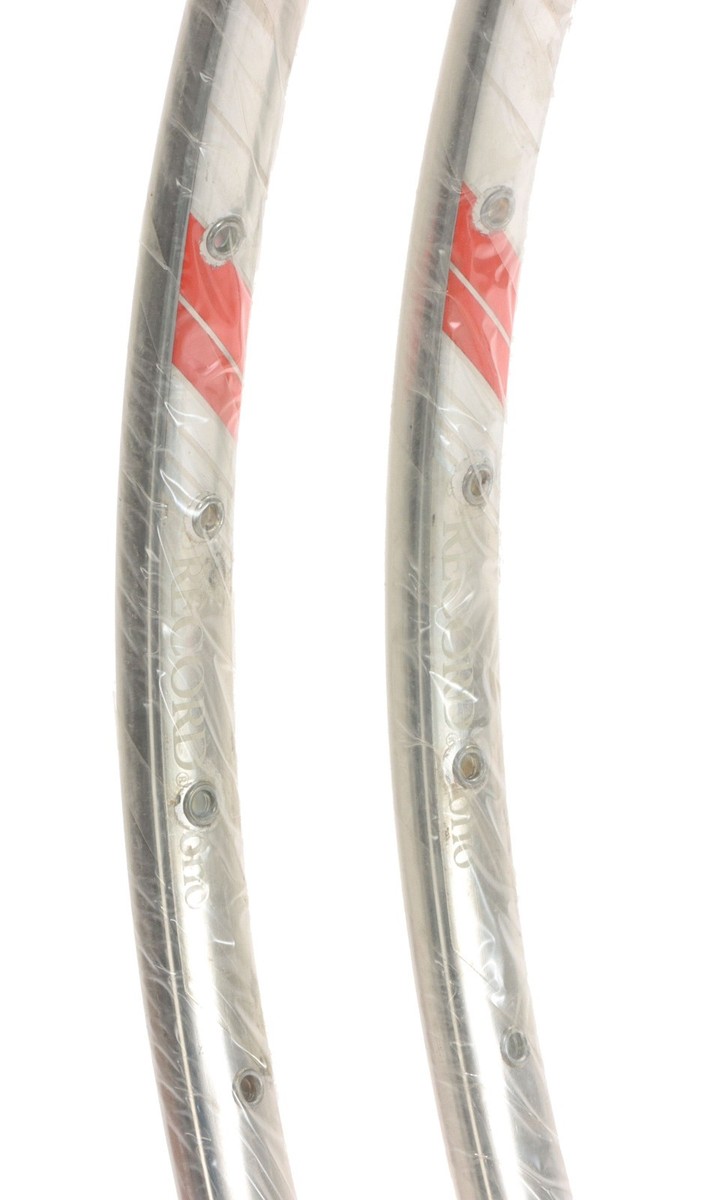 Campagnolo Record Crono Tubular Rims Pair 700c 40h TANDEM Silver Campagnolo Record Crono Tubular Rims Pair 700c 40h TANDEM Silver