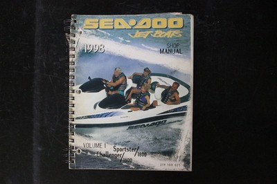Sea-Doo Sportster Challenger 1800 Jet Boat Shop Manual 1998 Volume 1