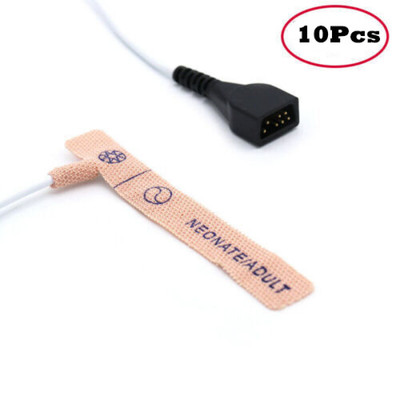 10pc Disposable SpO2 Sensor Probe fits for Nonin 8500 Adult/Pediatric/Neonate,US