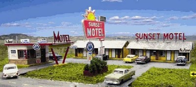 HO Sunset Motel Kit