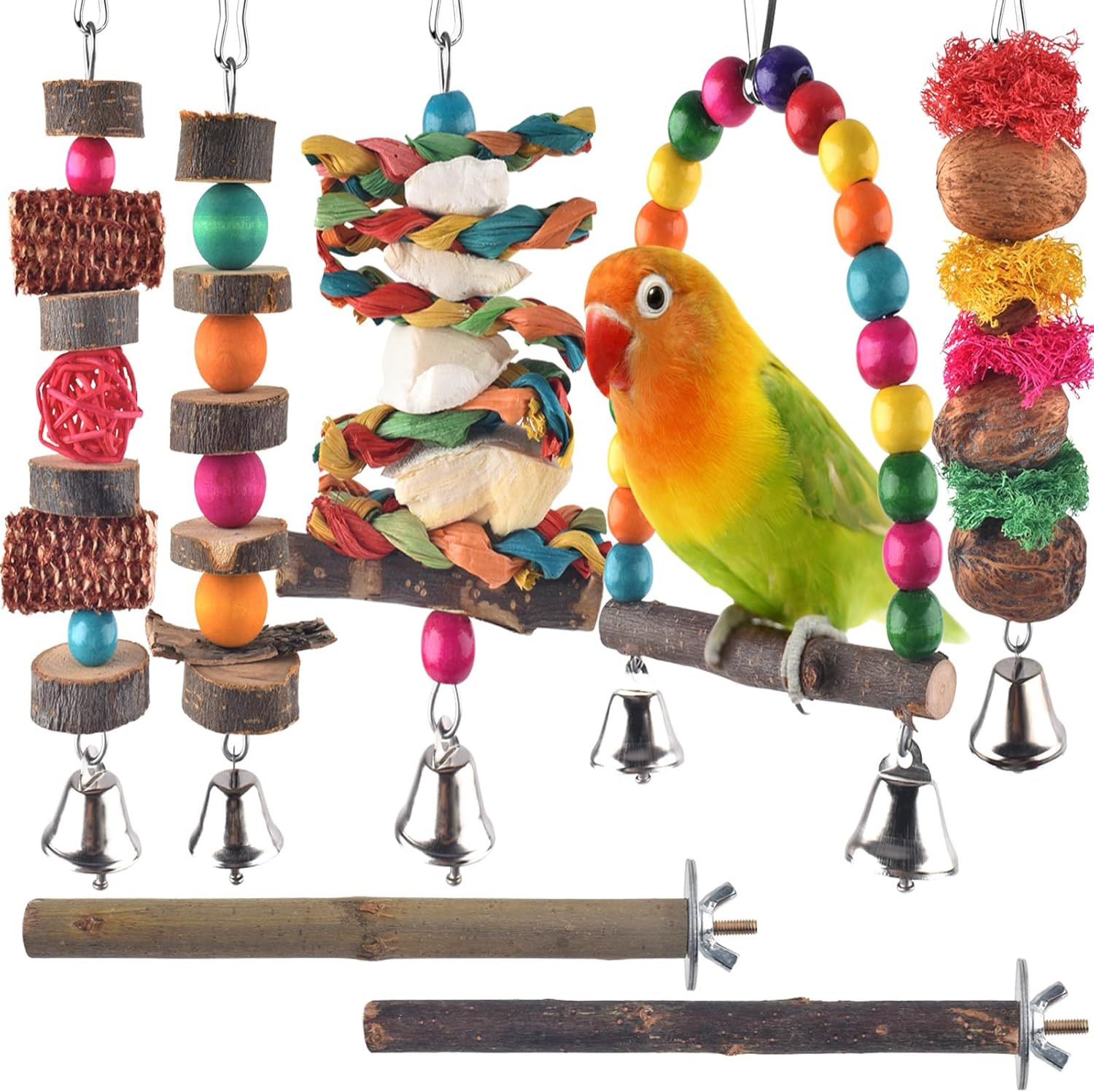Toys, Lovebird Budgie, Perch Stand