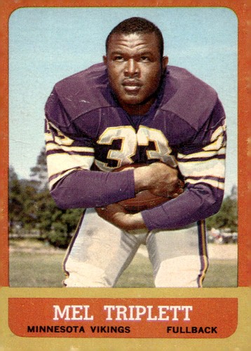 Mel Triplett #100 1963 Topps card