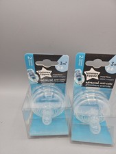 Lot Of 2 NEW Tommee Tippee 3m Advanced Anti-Colic 4x Medium Flow Nipples