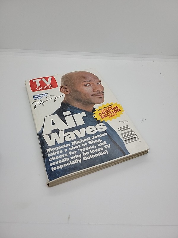 Michael Jordan 1996 TV Guide Nov 2-8, NJ Cable Edition