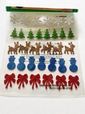 Christmas Stickers, Embellishments, Card Making Supplies, Holiday Stickers