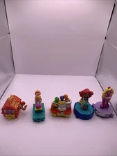Lot of 5 Mcdonald's Happy Meal Train Toys 1994