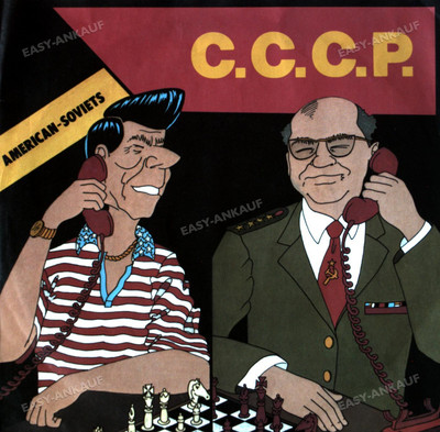 C.C.C.P. - American-Soviets 7in (VG/VG) .