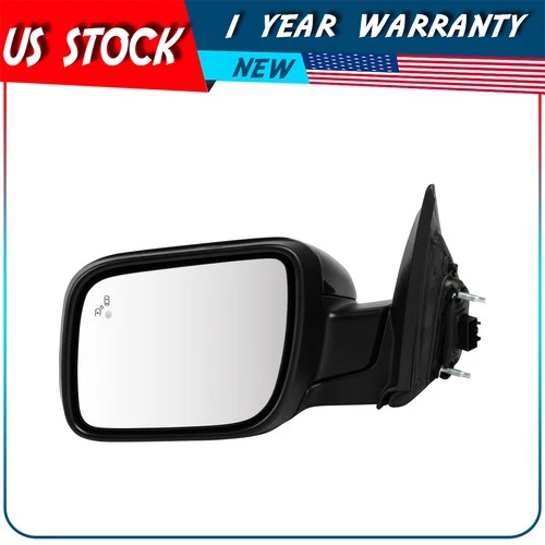 For 11-15 Ford Explorer Left Side Mirror Signal Puddle Heated Power-folding BSM