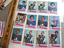 12 -1974 -75 OPC HOCKEY CARDS - TORONTO MAPLE LEAFS - NORM ULLMAN # 236