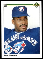 Fred McGriff 1990 Upper Deck #108 Blue Jays MLB READ FREE SHIPPING AutographDen