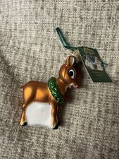 NWT Old World Christmas Glass 2022 Rudolph The Red Nosed Reindeer Ornament