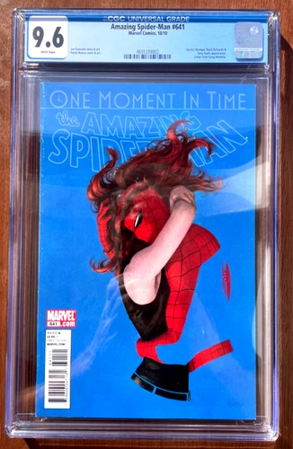 Amazing Spider-Man #641 CGC 9.6 Stunning PAOLO RIVERA Negative Space Cover, 2010