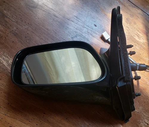 03-07 Pontiac Vibe Driver Side Side Power Mirror Black New TYC Auto Body Part