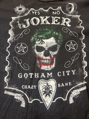 Graphic T-shirt 2X XX-Large The Joker Gotham City Batman Attire | eBay