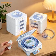 28/42-Day Automatic Pill Dispenser App for Family LCD Display 3/2/1-Tray Optiona