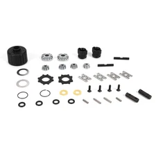 Complete Differential Set FR/RR V100, LOS232065, Gears, Diff Case, Losi Part