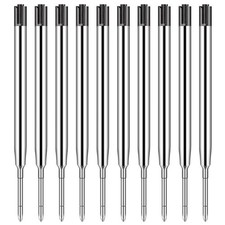 Pack of 10 Replaceable Ballpoint Pen Refills, G2 Gel Ink Refills,1mm Medium...