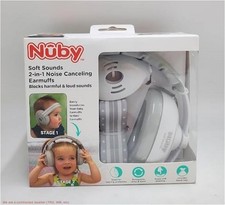Nuby Soft Sounds 2-in-1 Noise Cancelling Protective Earmuffs