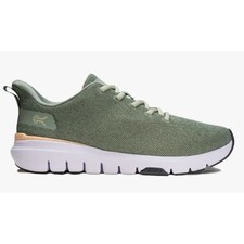 KURU Womens Flex Via Sneakers Size 11 Green Haze Light Apricot Athletic Shoe NIB