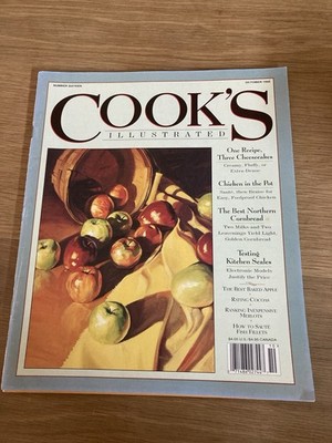 Cook's Illustrated Magazine Vintage Various Years, Priced individually