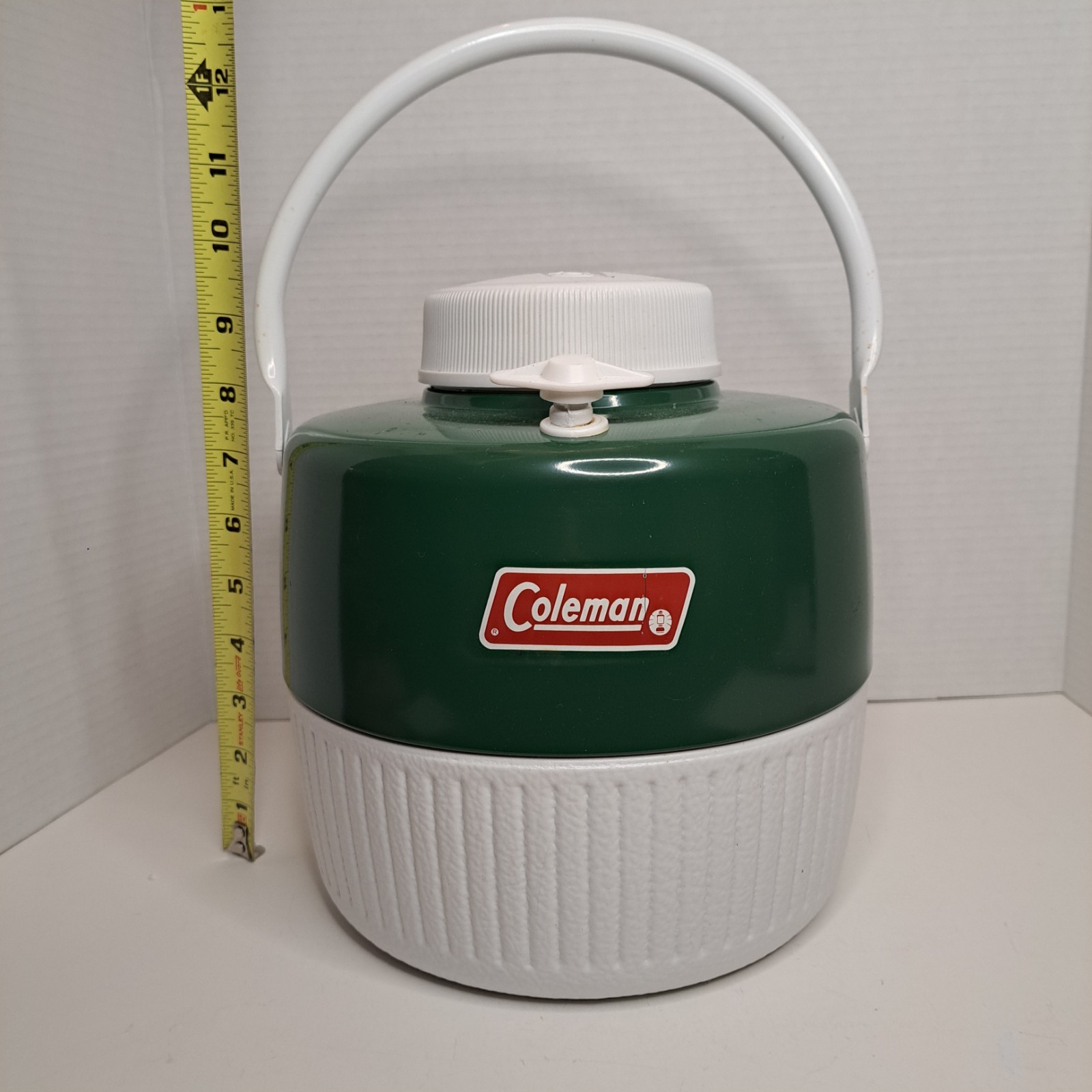 Green Thermos W/drinking Cup Circa 1970's