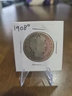 1908-O Barber Half Dollar 90% Silver 50 Cent NICE Old Rare Coin