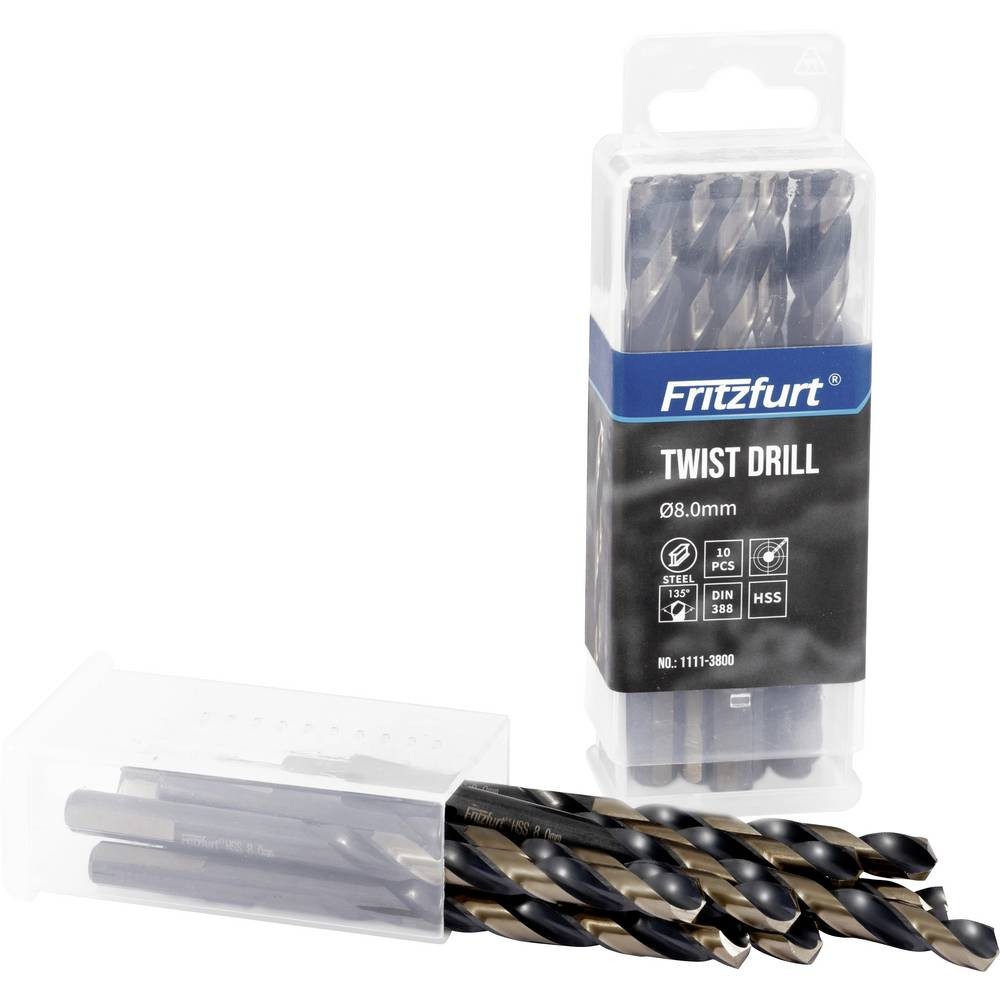 Foret pour le métal de 8 mm FRITZFURT pour percer l'acier sans effort