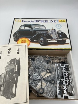 1983 Issue Heller Mercedes 170 Berline 1/24 Kit # N 725 Open Box Complete