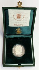 Vaticano 500 lire 1998 PROOF ostensione Sindone Giovanni Paolo II