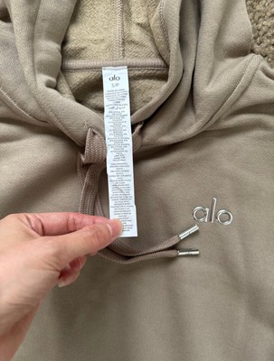 alo Accolade Hoodie Gravel S | eBay