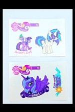 My Little Pony Temporary Tattoos Girls Princess Luna Twilight Sparkle BF Cute
