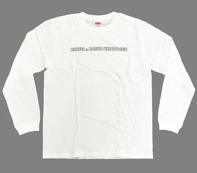 Naruto Uzumaki Long T Shirt Naruto to Boruto The Live 2019 White Cotton