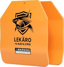Ergonomic Curved Weighted Vest Plates - 5.75/8.75/14.5LB for Strength Training