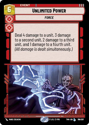 Unlimited Power - FOIL - Twilight of the Republic - Star Wars Unlimited