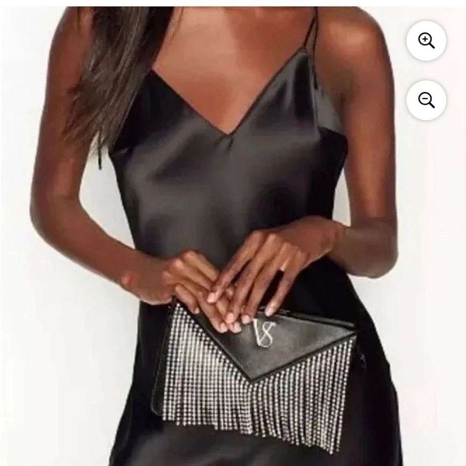 (E4) Bandolera Convertible Victoria's Secret Glam con Flecos de Estrás Foto 2 de 4