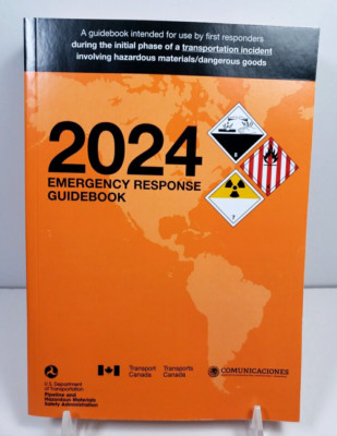 2024 Emergency Response Guidebook (ERG), Soft Bound, 7.5” X 5.5