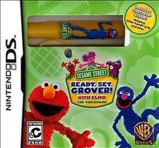 Sesame Street: Ready, Set, Grover (Nintendo DS, 2011) W/ Character Stylus NEW