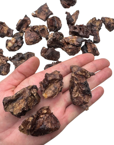 Air Dried Puffed Beef Lung Cubes 100% Natural Dog Treat Mineral+Vitamins 300g - Picture 2 of 7