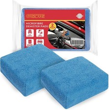 GADLANE 2 x Car Demister Pad Microfibre Absorbent Windscreen Sponge Mirror Glass