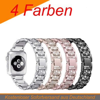 Edelstahl Armband Gliederarmband für Apple Watch Series 1-8 / SE & iWatch Ultra