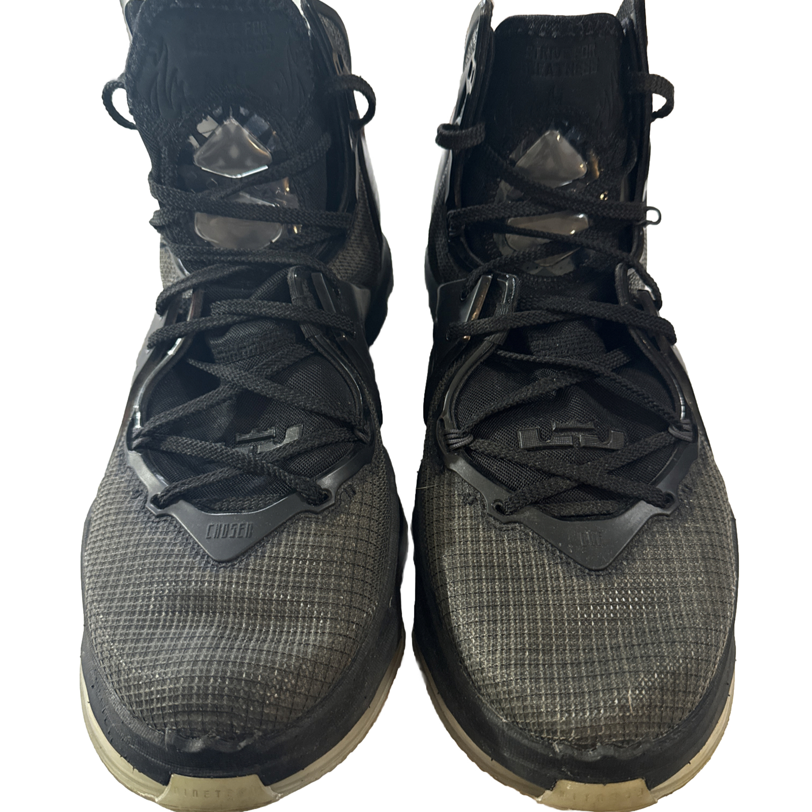 Nike LEBRON 19 Men's Basketball Shoes Black/Green Glo… Gem