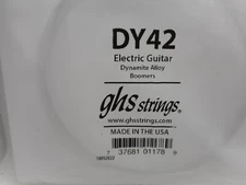 6 Pack GHS 42GA Nickel Wound Electric Guitar Strings .042"-6 Strings