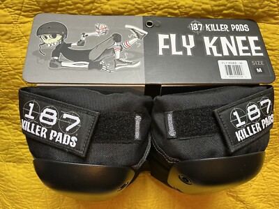 187 Killer Pads Fly knee サイズM 187 Killer Fly Knee Pads Skateboarding rollerskating Roller Derby