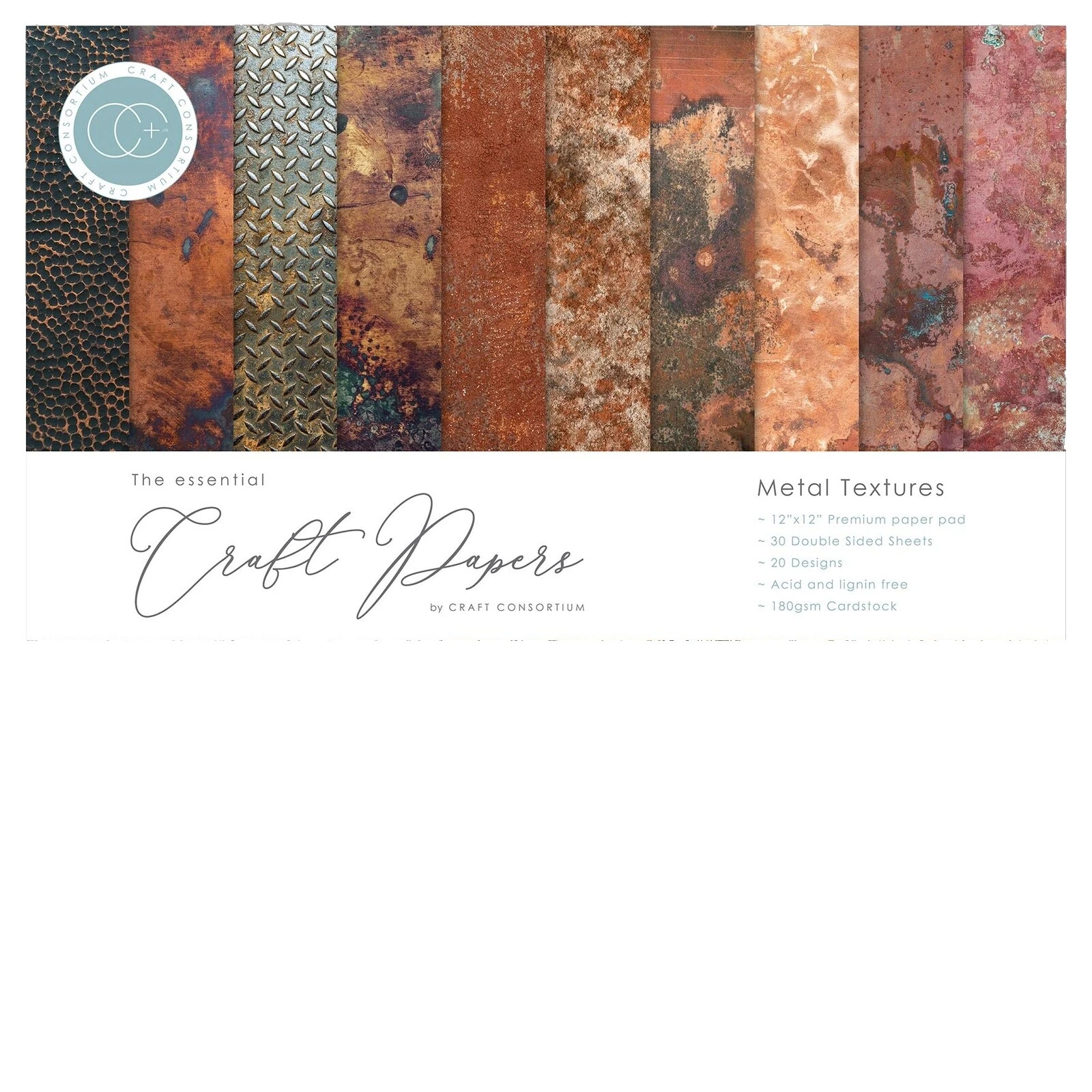 Metallic Textured Scrapbooking Cardstock