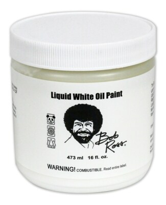 Bob Ross flüssiger weißer, klarer oder schwarzer Öllack Basismantel Medium 237ml