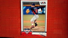 2019 Panini USA Baseball Stars & Stripes Collegiate National Team #14 Max Meyer