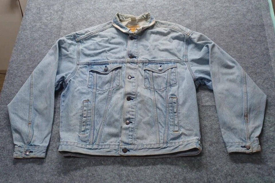 Hard Rock Cafe 牛仔牛仔夹克男式 XL 码奥兰多刺绣 — 第 3/4 张图片