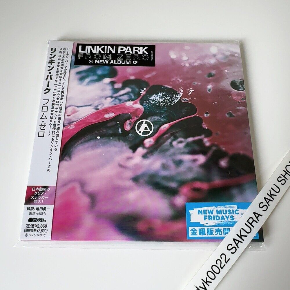Linkin Park From Zero CD w/ Logo Sticker JAPAN EDITION OBI Linkin Park From Zero CD w/ Logo Sticker JAPAN EDITION OBI