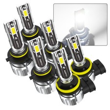 AUXITO H11 9006 9005 LED Headlight High Low Beam Bulb White Fog Light 6500K